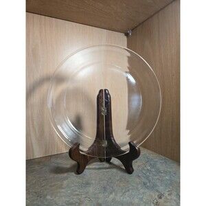 Vintage Round PYREX PIE PLATE Clear Glass 209 Etched 9.5" Early Pyrex Piece